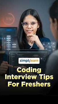 Top Coding Interview Tips For Freshers | How To Crack Coding Interviews | #Shorts | #Simplilearn