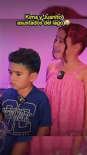 KIMA Y JUANITO ASUSTADOS DEL LAGO AH PERO AHORA 😅 | #jukilop #shorts #kimberlyloaiza