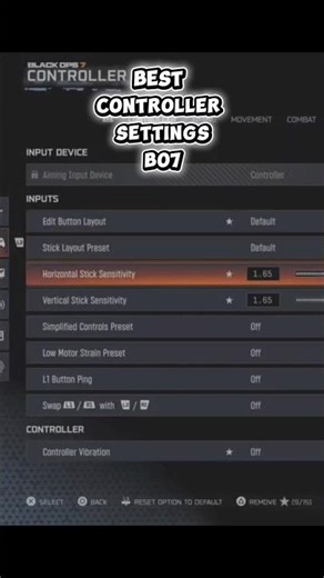 Best controller settings in the NEW Black Ops 7 #callofduty #bo7