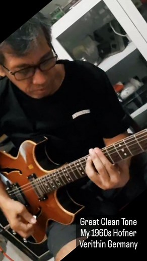 60s Hofner Verithin Germany-Tetap bertahan dan menjadi andalan diantara gitar-gitar mewah yang berseliweran gak karuan😄🤣 #tonemattermost #vintagehofner #hofnerverithin @nora.nainggolan | Son Of Vintage - Tone Matters Most
