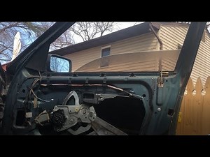 BMW E36 window off track fixing for FREE 0$