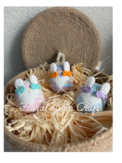 Handmade Crochet Easter Plushies: Bunny, Chick & Eggs - Etsy