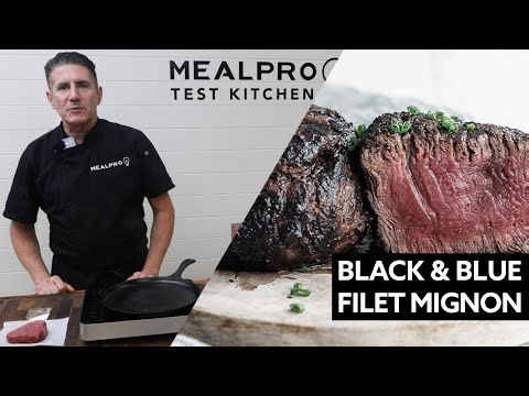 The Black & Blue Filet Mignon | How to Cook The Most Tender Steak | Filet Mignon Recipe at Home