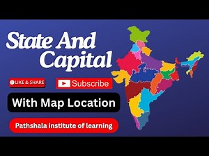 India's States and Capitals | Learn with Map & Animation ‪@PathshalaInstituteofLearning‬