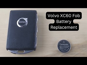 How to replace the battery of the Volvo XC60 key.