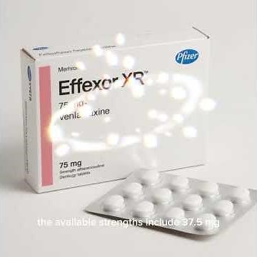 Effexor XR – For relief from depression and anxiety, restoring emotional balance.