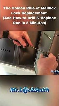 The Golden Rule of Mailbox Lock Replacement (And How to Drill & Replace One in 5 Minutes)