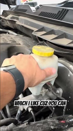 How To Check Brake Fluid Level on 2017 Ram Truck #shorts