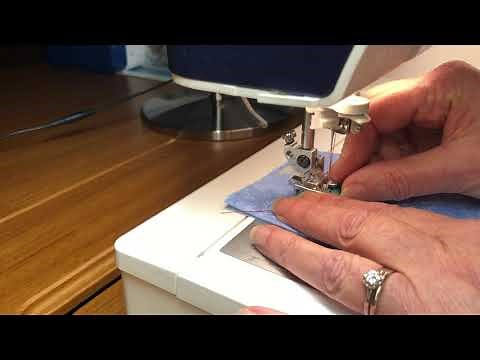 PFAFF Sew On Button Foot Tutorial