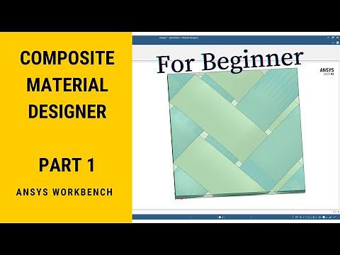 Tutorial Ansys - Composite Material Designer Simulation Part 1/2