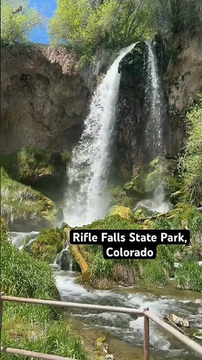 Beautiful Waterfalls at Colorado’s Rifle Falls State Park