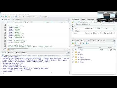Andrew Brouwer, PhD, MS, MA: “Markov modeling: Multistate transition modeling” (application)