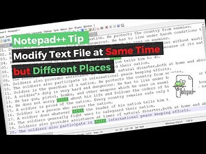 Tips and Tricks for editing Multiline lines in Notepad++