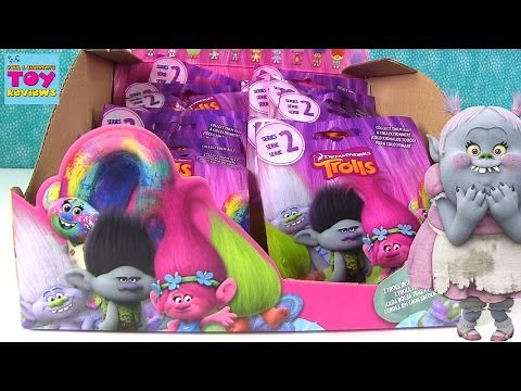 Trolls Series 2 Dreamworks Blind Bag Figures Opening Toy Review | PSToyReviews