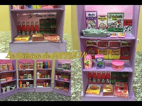 Mini estante para supermercado hecho de carton, mini supermarket shelf