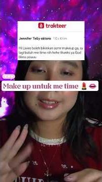 ASMR Doing your Makeup for me time 💄💅👄 #asmr #makeup
