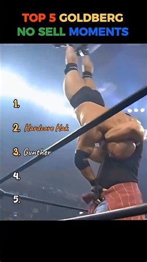 Most Viewed Goldberg No Sell Moments in WWE & WCW #wwe #wrestling #wcw