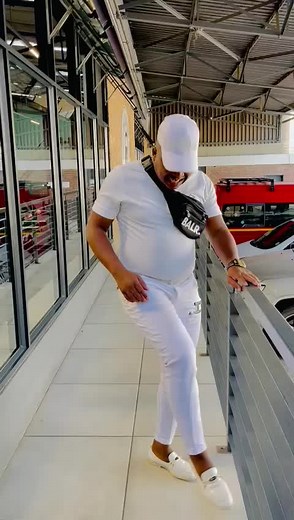 Stylish Urban Walk on a Modern Balcony