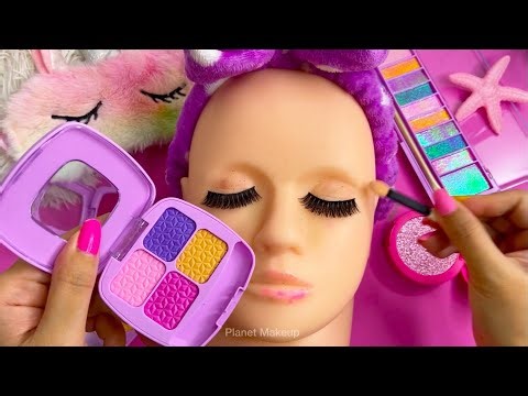 ASMR Planet Satisfying with Unboxing & Review Mannequin Makeup Sleep Sounds Video Fast No talk ☆