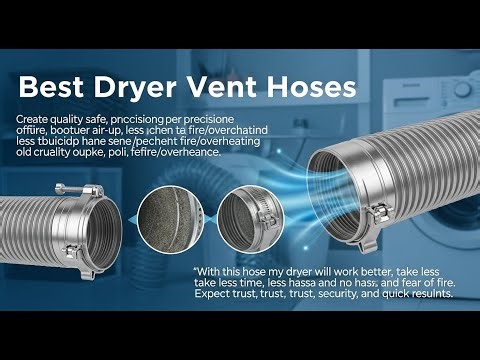 TOP 5 Best Dryer Vent Hoses 2026 | dryer vent hose for tight space