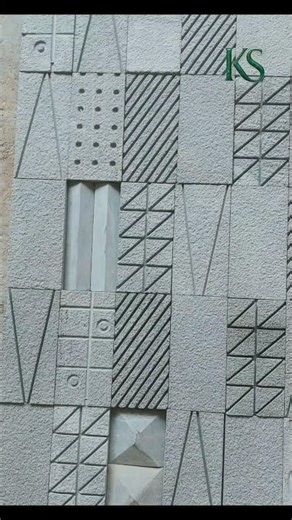 ​Ghar ko banayein Luxury! ✨ CNC Natural Stone Wall Cladding Designs #shorts