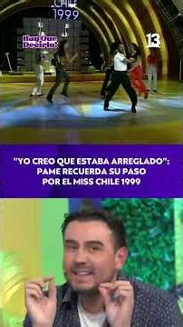 Remembering Pame Díaz’s excellent performance at Miss Chile 1999 🤩#HayQueDecirlo13 🤩