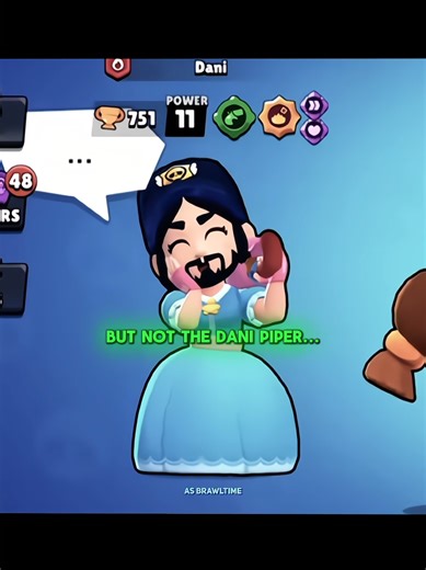 Dani Piper in Brawl Stars 😢 #brawlstars video idea from @Vishwas Plyz