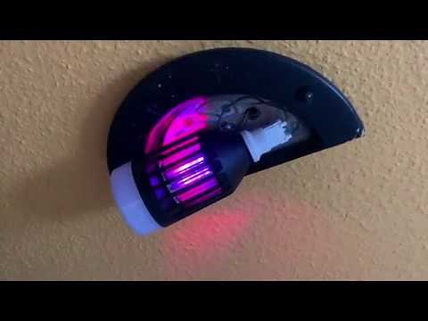 Mosquito Lamp UV LED Insect Killer Electric Mosquito Killer Indoor unboxing and instructions