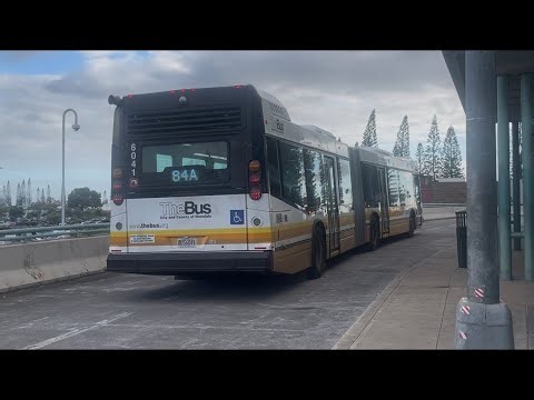 TheBus Honolulu Bus 6041 Route 84A Express! MILILANI (Part 4)