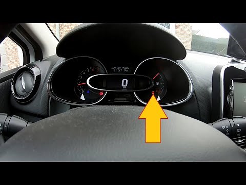 Reset TPW : Renault Clio 4 (Tyre Pressure indication reset)