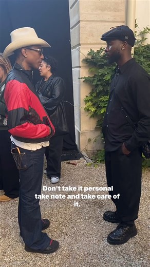 “Don’t take it personal… Take note. Take it serious. And take care of it.”#Pharrell dropping gems 🙏🏽 | HOT 97