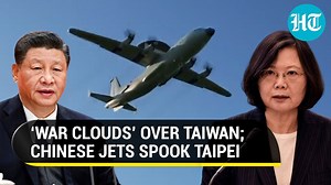 China flies 36 fighter jets, bombers near Taiwan; War fear looms over Taipei