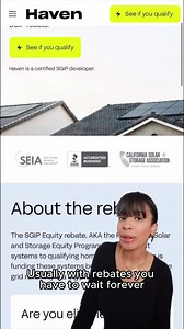 Get free solar + battery backup with new California rebates. Haven makes sure you pay zero out-of-pocket if you qualify. | Haven Energy Home | Facebook