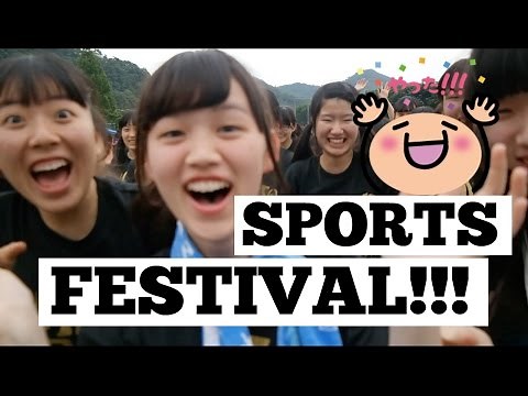 JAPANESE HIGHSCHOOL SPORTS FESTIVAL! (日本の体育祭) | Euodias