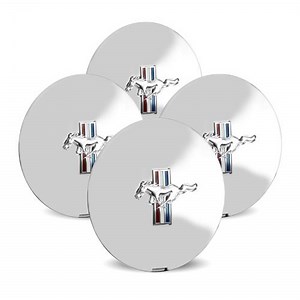 Mustang Pony Wheel Center Cap Kit - Chrome (91-93) - LMR
