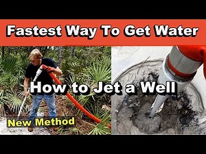 Fastest Way To Get Water - NEW METHOD - How to Jet Drill a Well using a Mud Pump and Pressure Washer