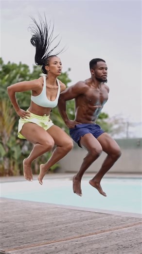 Lebo on Instagram: "High energy. Quick sweat. Maximum burn. That’s the magic of HIIT! Try this workout 4 moves 10 rounds 30s rest in between #fitness #fitnessmotivation #fit #fyp #trending"