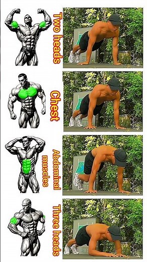 No Gym Needed! 4 Best Exercises for Strong Upper Body 💥 #Shorts