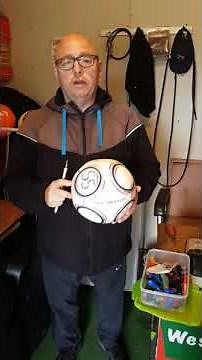 Soccer ball valve replacement.