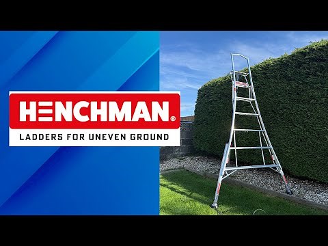 Henchman Fully Adjustable Tripod Ladder Review 2025 | Best Gardening Ladder for Uneven Ground?