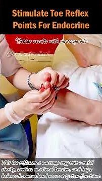 Stimulate Toe Reflex Points For Endocrine