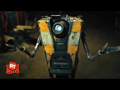 Borderlands (2024) - Claptrap Distracts Psychos (It Doesn't Go Well...) Scene | Movieclips