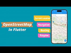 Flutter OpenStreetMap Tutorial | Location Tracking, Marker, Polylines, OpenStreetMap API