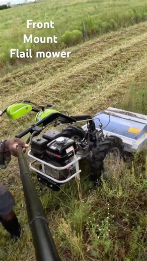 Tractor short video | walk behind front mount flail mower