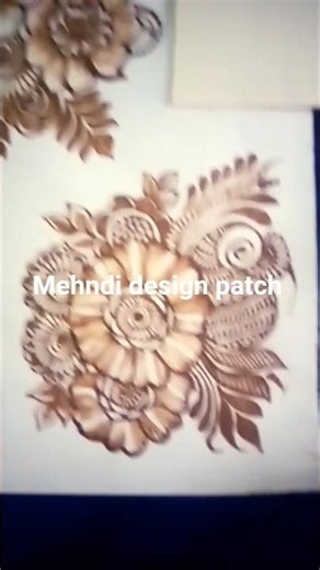 mehndi design patch