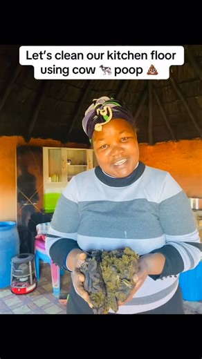 Fezzy Fezz on Instagram: "I use poop to clean the floor"