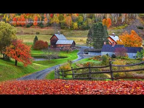 1 Hour New England Fall Foliage Slideshow for 4K TV - Turn your TV into a picture frame