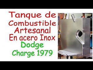 Soldadura TIG - Tanque de combustible en acero Inoxidable - Dodge Charge RT 1979