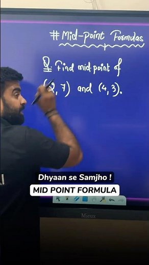 Coordinate Geometry - Mid Point Formula 🔥 #shorts