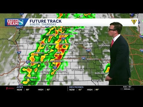 Iowa weather: Warm and breezy today with storm chances returning tomorrow
